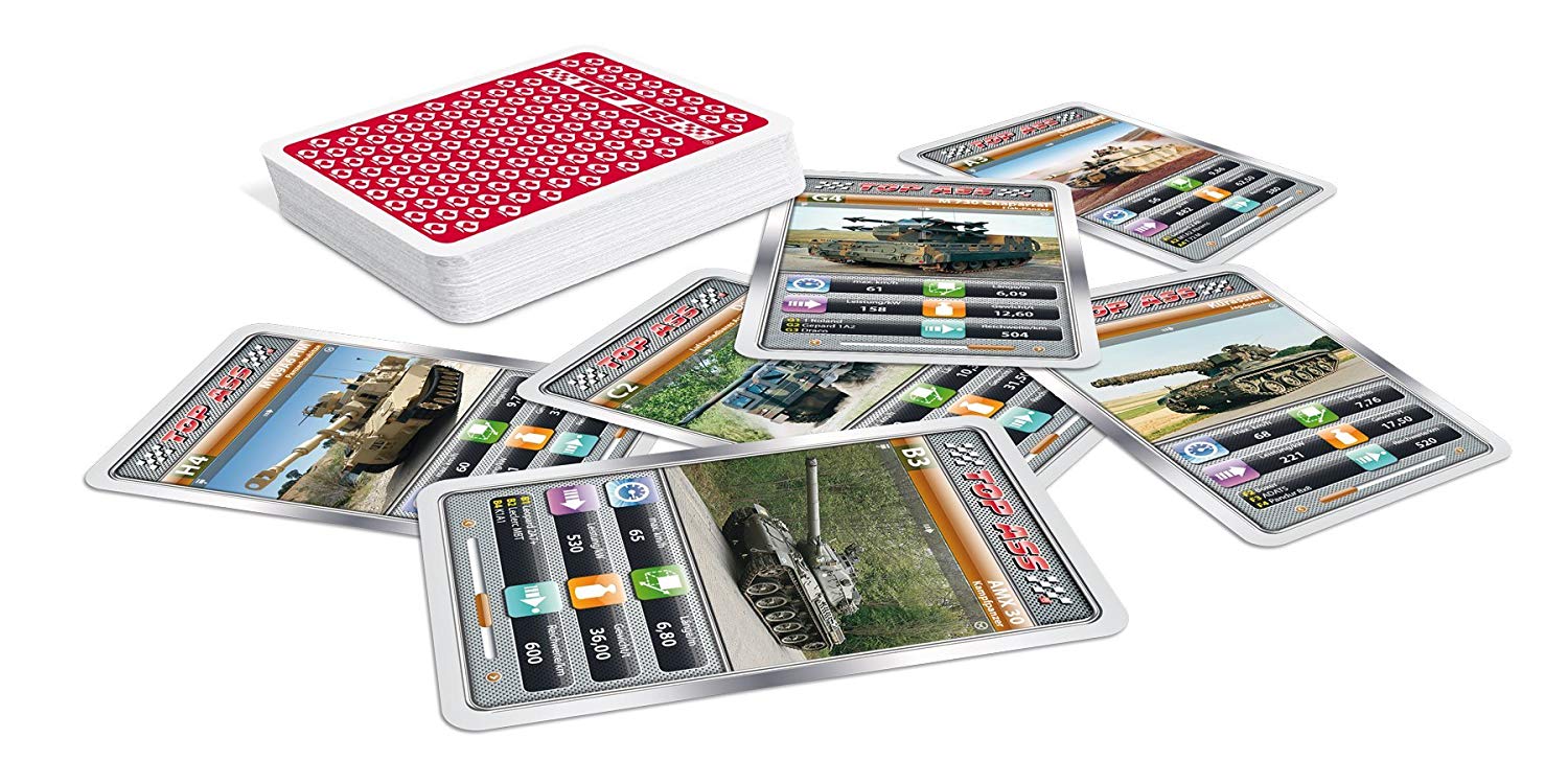 ASS Top Altenburger 22572063-Top Card Game Trump and Quartet, Super High-Tech Tank, Super-high-tech Tank, 9.7 cm x 6.5 cm x 1.5 cm - Image 3