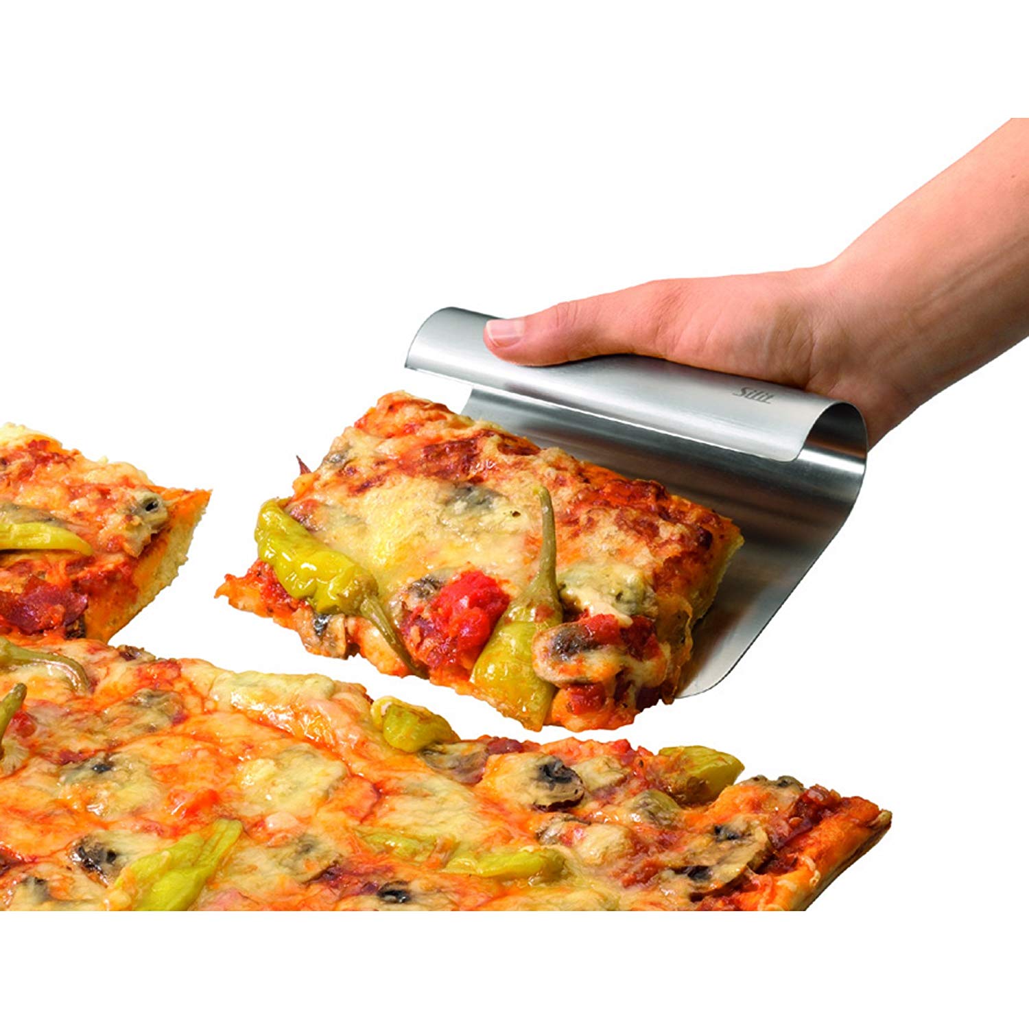 Silit Cut'n Serve Universal Aid Rustproof Matt 18/10 Stainless Steel, Silver, 1 - Pack - Image 3