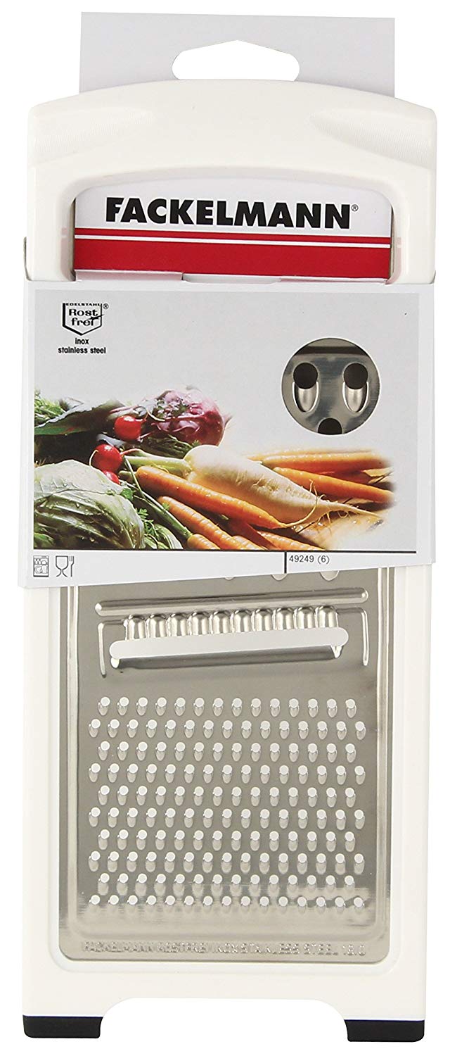 Fackelmann Universal Grater Stainless Steel, White/Silver - Image 2