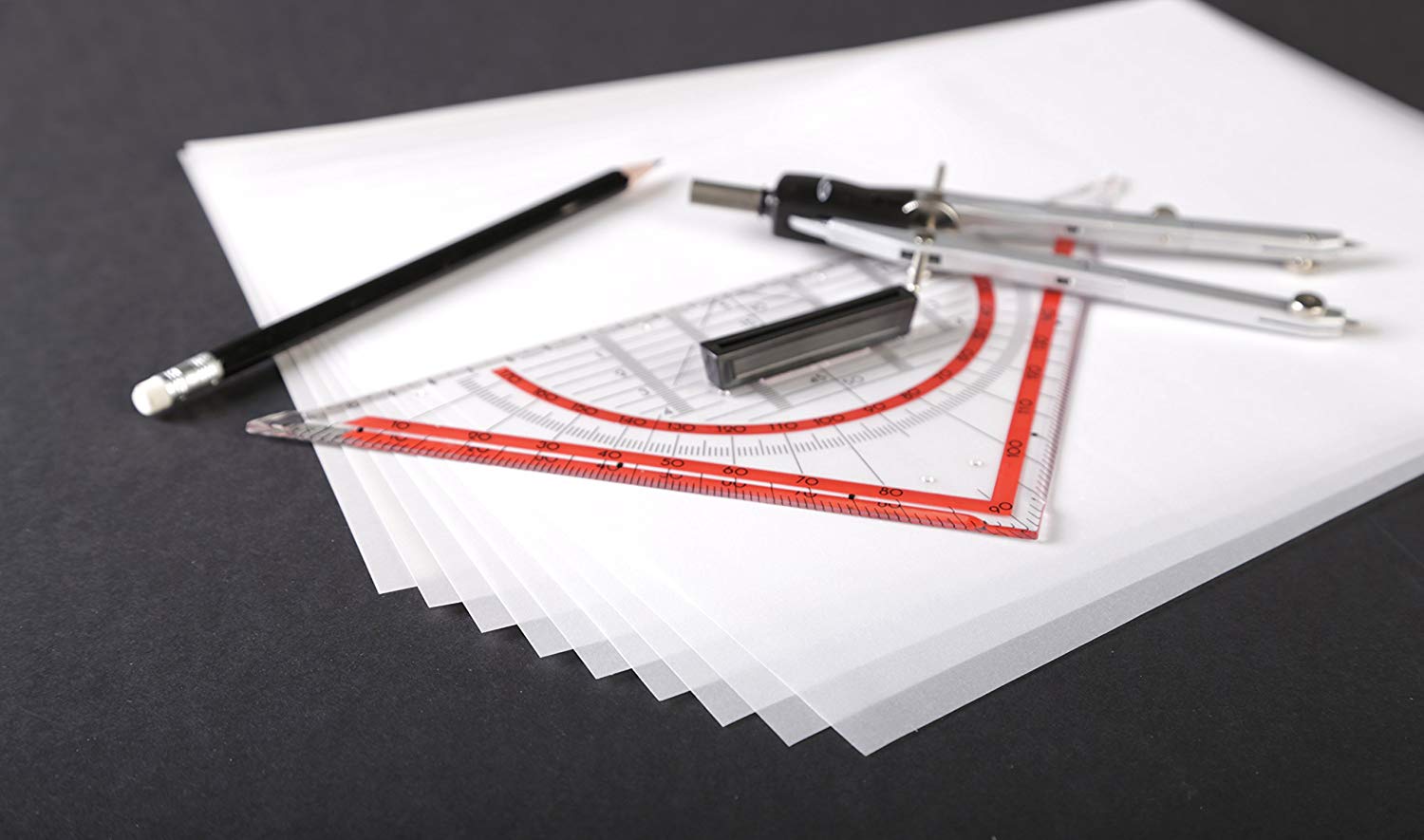 Clairefontaine, Ref 975124C, Tracing Paper (50 Sheets), A3 Sized, 180g, High Transparency, Smooth Surface, Acid Free - Image 2