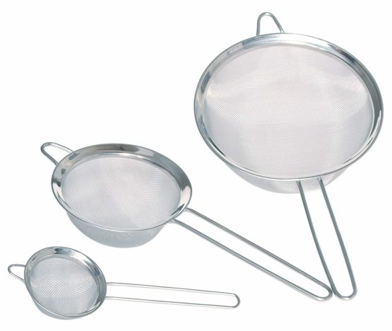 KitchenCraft Fine Sieve Set, Stainless Steel, 3 Pieces