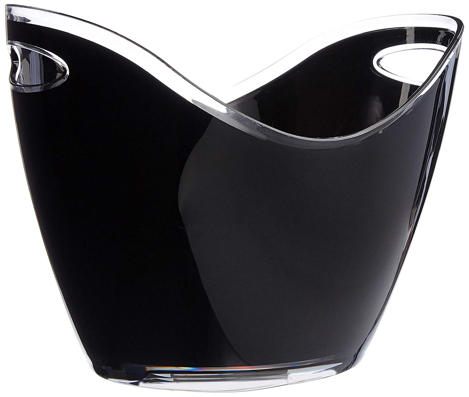 BarCraft Drinks Cooler Beer Bucket for Parties BBQs and More, Acrylic, Black, 8 Litre, 22 L - Image 2