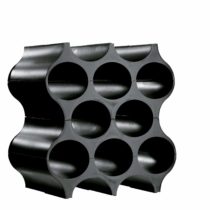 koziol SET-UP Bottle Rack/Wine Rack, one set of 4 pieces, modular