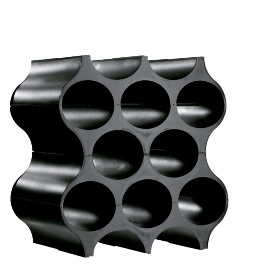 koziol SET-UP Bottle Rack/Wine Rack, one set of 4 pieces, modular