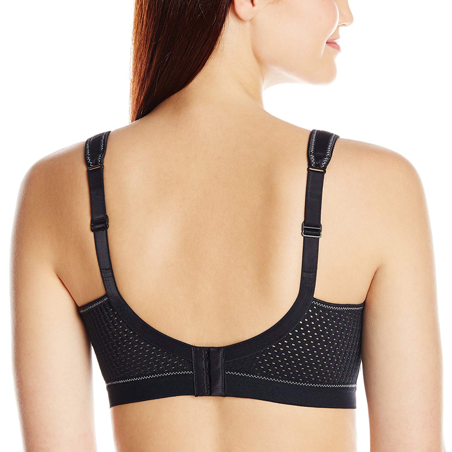 Anita Women's Non-Wired Seamless Sports Bra 5529 Black 32 E, 32E - Image 2