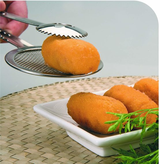 IBILI Frying Tongs 23 cm of Stainless Steel, Silver, 23 x 7 x 7 cm - Image 2