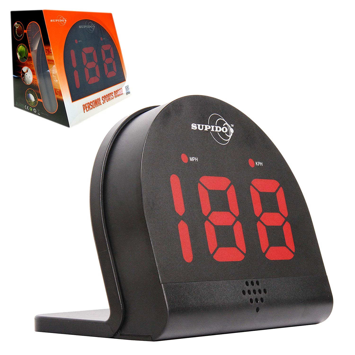 Supido Multi Sports Personal Speed Radar Precision Training Instrument,Black, 18.1 x 12 x 15.2 cm - Image 3
