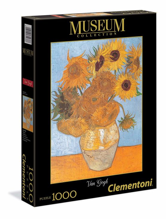 Clementoni - 31438 - Museum Collection puzzle for adults and children - Van Gogh: Sunflowers - 1000 Pieces