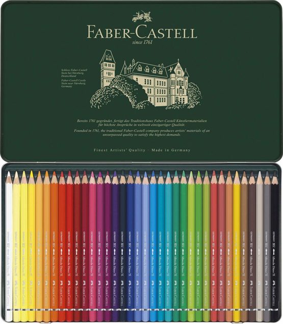 Faber-Castell Albrecht Durer Watercolour Pencils (Tin of 36) - Image 2
