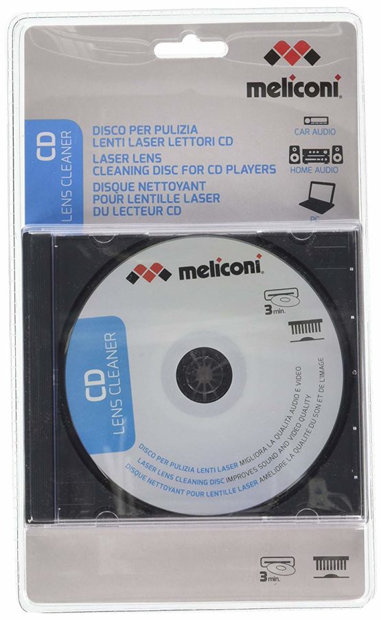Meliconi 621011 Cleaning Disc for CD Player - Blue