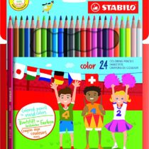 Colouring Pencil - STABILO color Wallet of 24 Assorted Colours Including 4 Neon