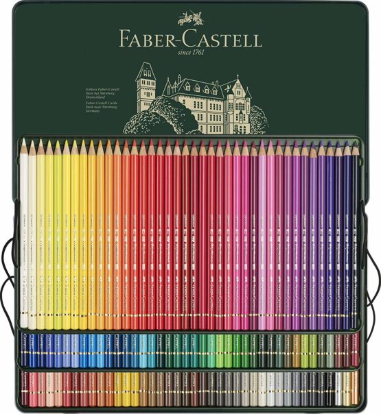 Faber-Castell 110011 Polychromos Colour Pencils, Tin of all 120 Colours - Image 2