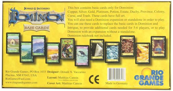 Rio Grande Games Dominion Expansion Base Cards - Image 3