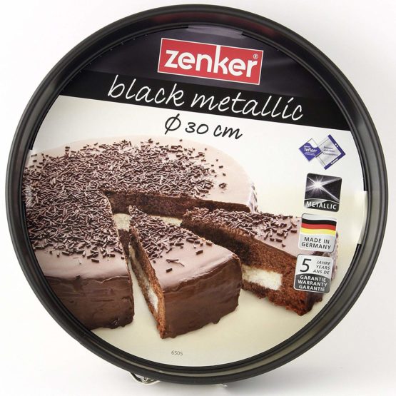Zenker 3432 Springform Cake Tin with 1 Base 30 cm Black - Image 2