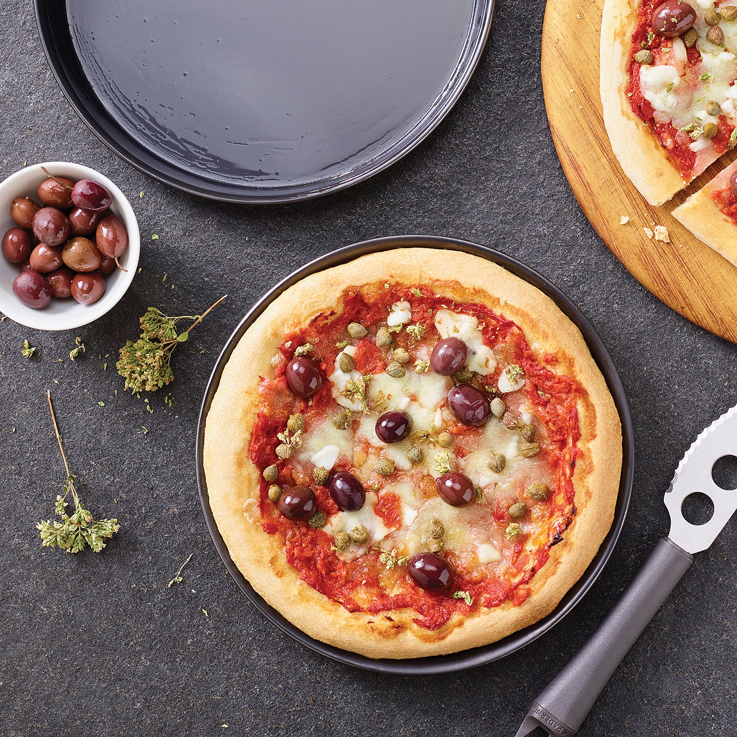 Paderno 11740-20 Pizza Pan, Iron, 20 cm, Blue - Image 4