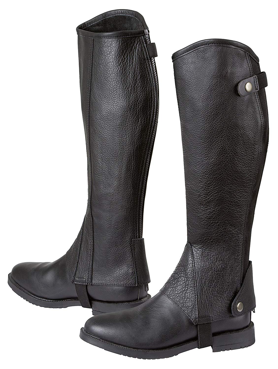 Covalliero Elasto Booth Shaft With Elastic Insert - Black, Small