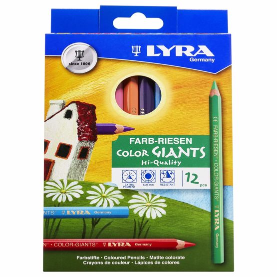 Lyra Giants Colouring Pencils 12