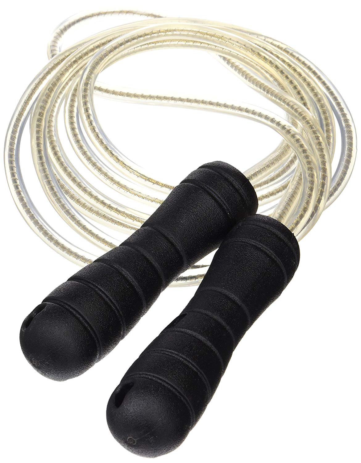 LEONE 1947, Nylon Jump Rope, White, 8 mm, AT828, trasparent