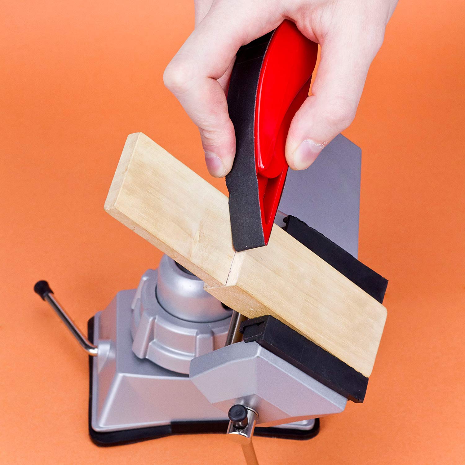 Modelcraft PFL6020 20 mm Spring Loaded Finger Sander, Red - Image 2