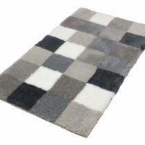 Kleine Wolke "Caro" Bath rug, 70 x 120 cm Grey/White