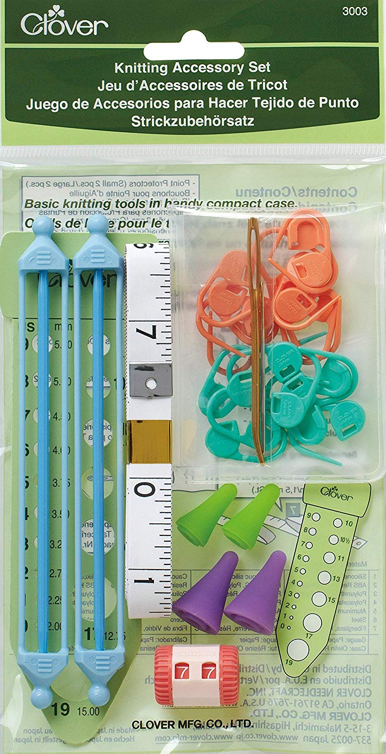 Clover Mate Knitting Accessory Set, 1, 3003, Multi-colour