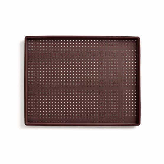 Lékué Pizza Mat, Silicone, Brown - Image 2