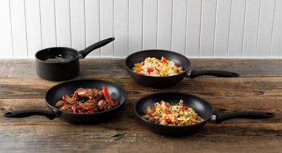 Kuhn Rikon 31267 Easy Induction Non-Stick Frying Pan, 22 cm, Black - Image 3