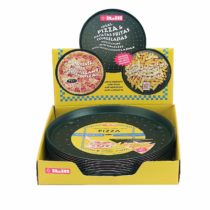 IBILI Venus Pizza Mould with Holes, Aluminium, Black/Red, 28 x 28 x 6 cm