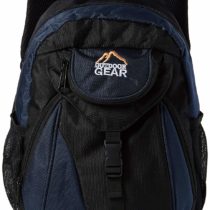 Mens Ladies Outdoor Gear Small Backpack Rucksack Daypack Walking Travel Work (Blue Trim)