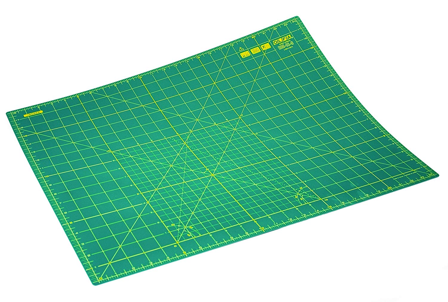 (L) OLFA RM-IC-S - Plancha de Corte para Cutters rotativos 600x450x1,5mm (Verde), Green, 60cm x 45cm