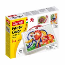 Quercetti 0952 Quercetti-0952 FC Portable Large d.10, Kids' Mosaic Kits-STEAM Toy, Multicolored