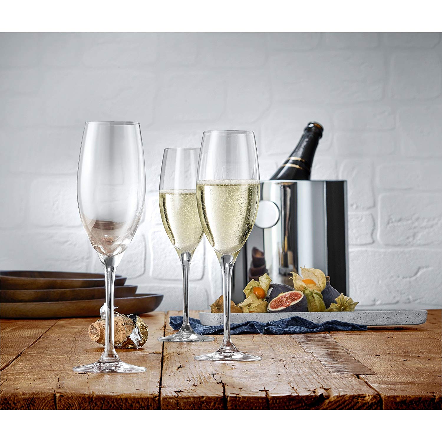 WMF Easy Plus 910259990 Champagne Glass Set, Weiß, 18 cm high - Image 3
