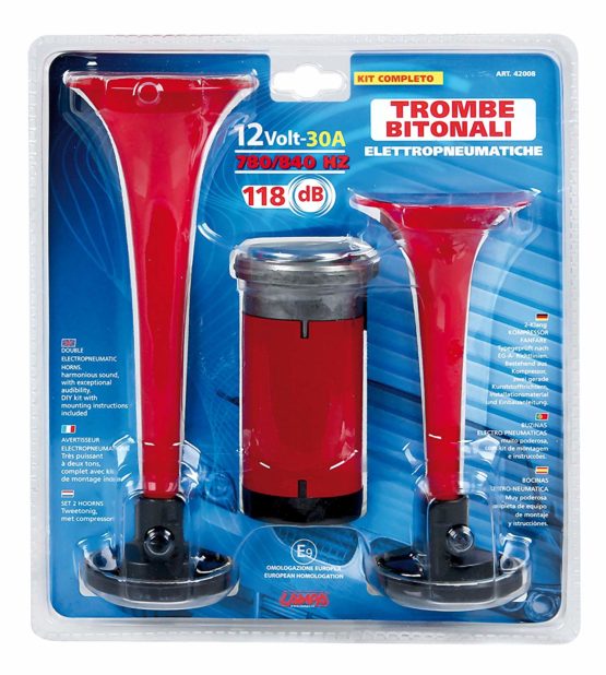 Lampa 42008 Dual Tone Electro-Pneumatic Horns - Image 2