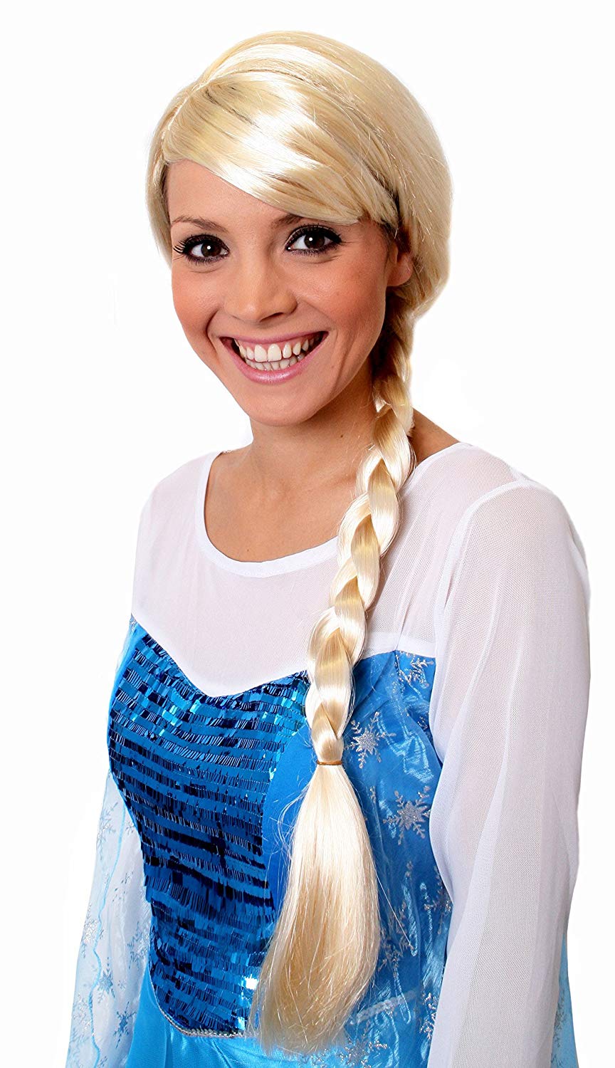 I Love Fancy Dress Ltd Ilfd2169 Blonde Plait Wig Adults One Size Fits Most