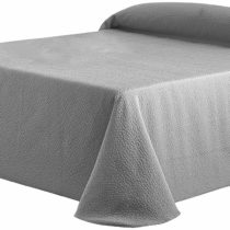 Eysa 200 cm 75 Polyester 25 Percent Cotton Gravel Bedspread, Silver 06, 200