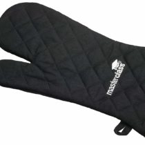 KitchenCraft MasterClass MCGLOVEBLK Professional Deluxe Oven Glove, Cotton, Black