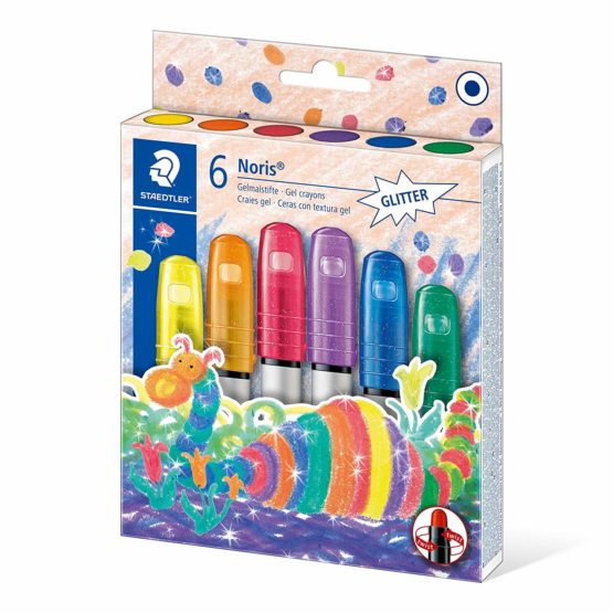 Staedtler Noris Club glitter crayons pack 6 - Image 2