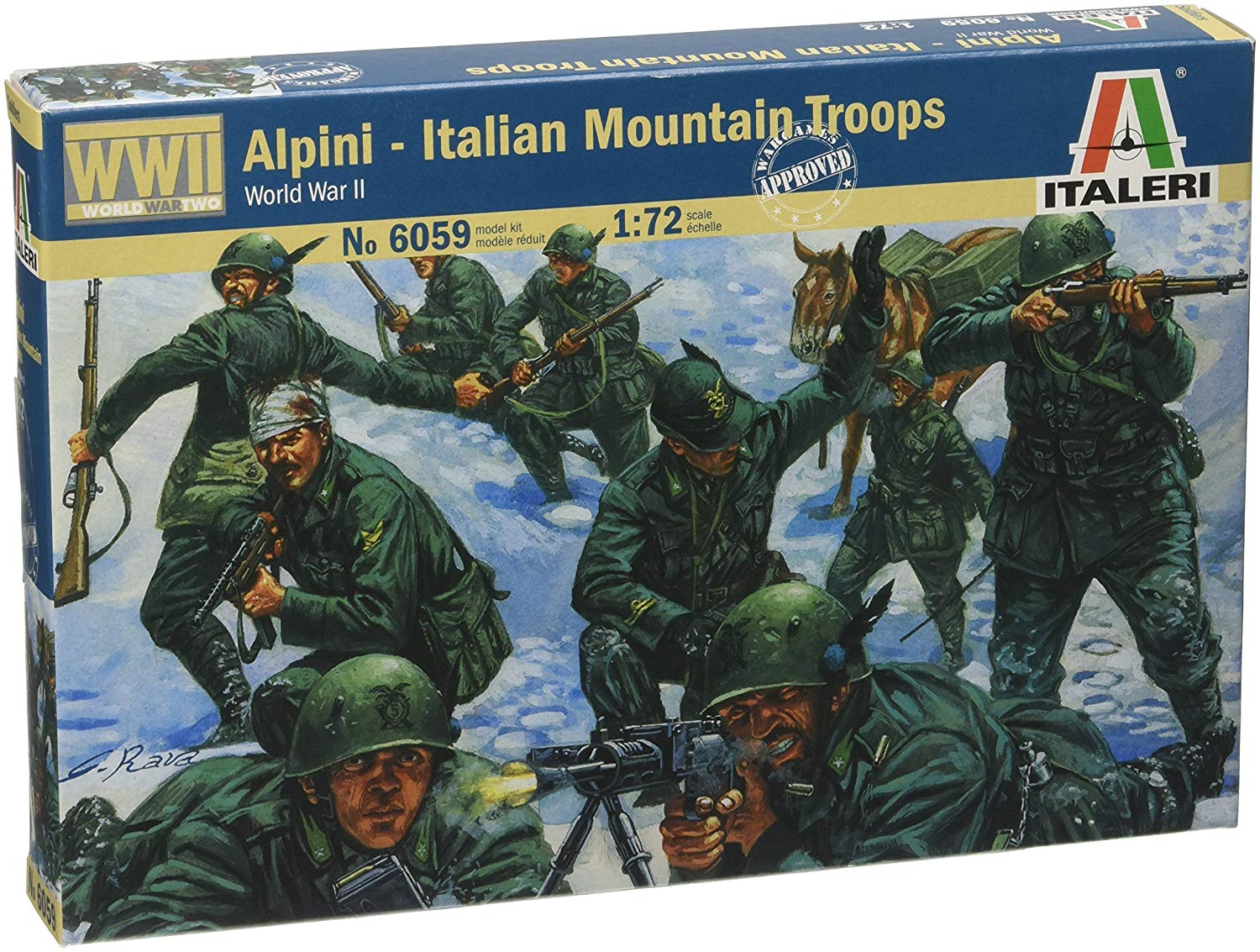 The Hobby Company Italeri 6059S Italian mountain troops Alpini - 2nd World War, Unlackiert, miniature