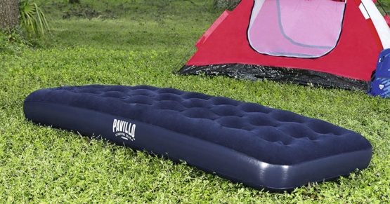 Pavillo Airbed Quick Inflation Outdoor Camping Air Mattress, Blue - Image 2