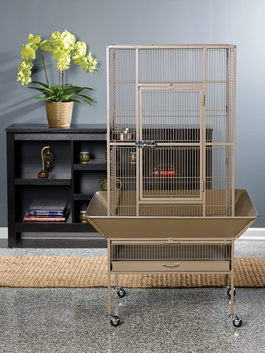 Prevue Pet Products 3352COCO Park Plaza Bird Cage, Coco Brown,Large ...