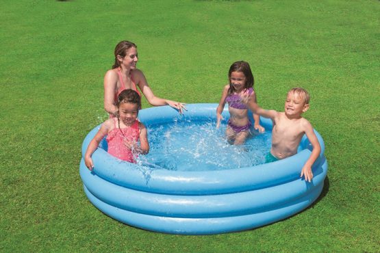 Intex 58446NP Pool Inflatable Crystal Blue Vinyl 1.68mx 38cm - Image 3