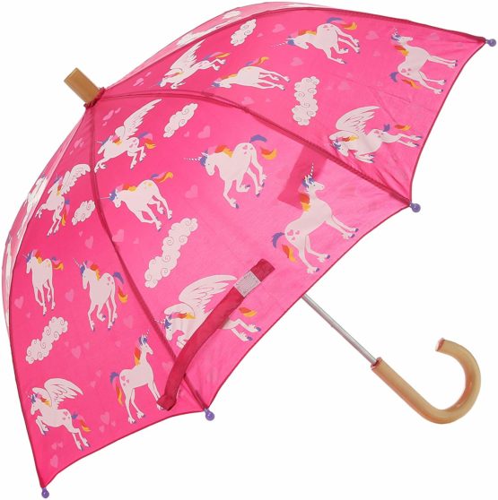 Hatley Girl's Printed Umbrella, Unicorn, One Size UK