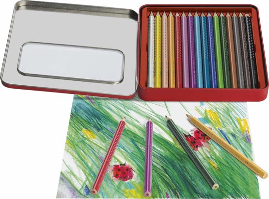 Faber - Castell Jumbo Grip Colour Pencils Tin - Image 2