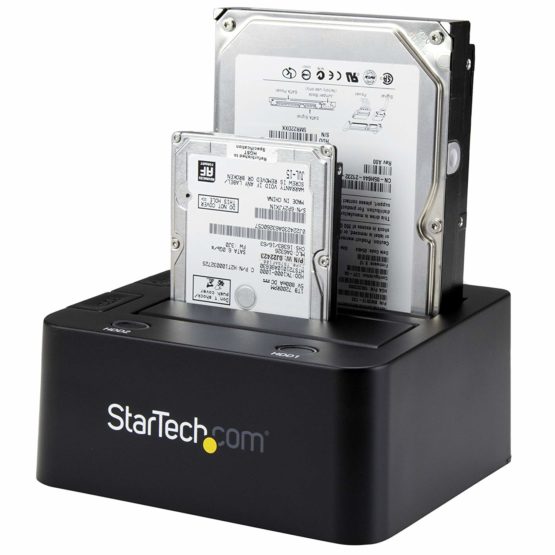StarTech SDOCK2U33 USB 3.0 Dual Hard Drive Docking Station with UASP for 2.5/3.5in SSD / HDD – SATA 6 Gbps - Image 4