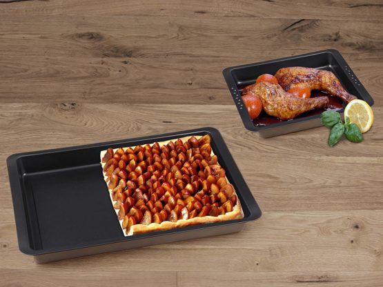 CHG 9550-104 2 Piece Baking Dish Set 42 cm x 29 cm x 4 cm and 29 cm x 23 cm x 4 cm - Image 2