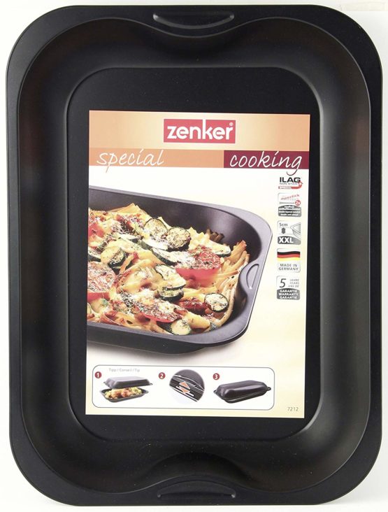Zenker 3457 Oven-Proof Dish 40 x 30 cm Ilaflon Black - Image 3