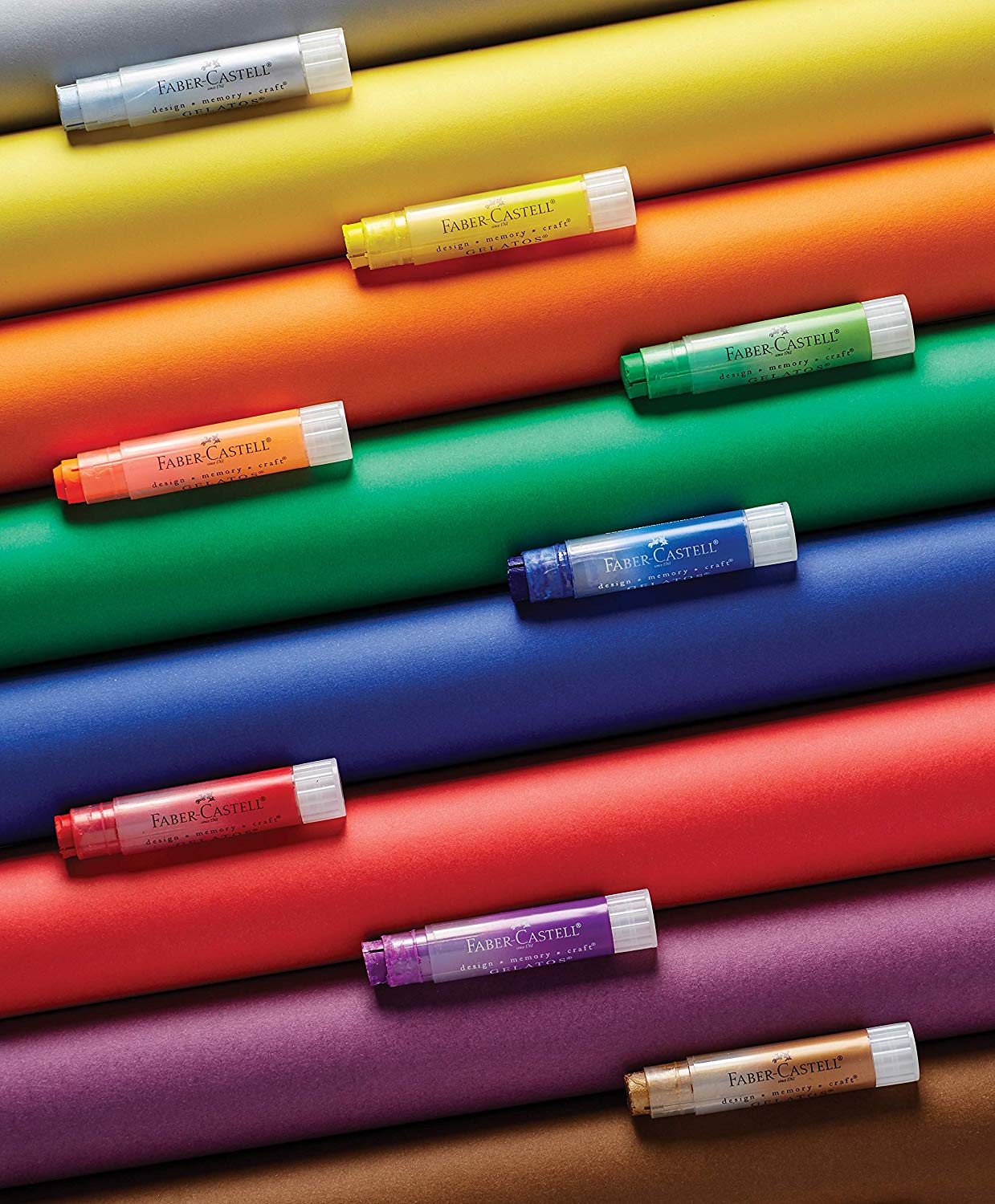 Faber-Castell Gelatos Mix and Match Crayon - Neutral, grey, Grey - Image 4