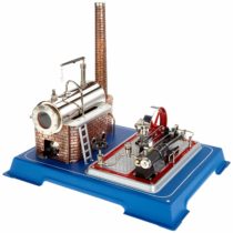 Wilesco 16 Steam Engine, D16, 250 ml Boiler Contents, Including Safety Valve And Whistle-Pipe, Multicoloured, 1st