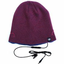 hi-Fun Sound Hat with Built in Headphones - Red/Blue