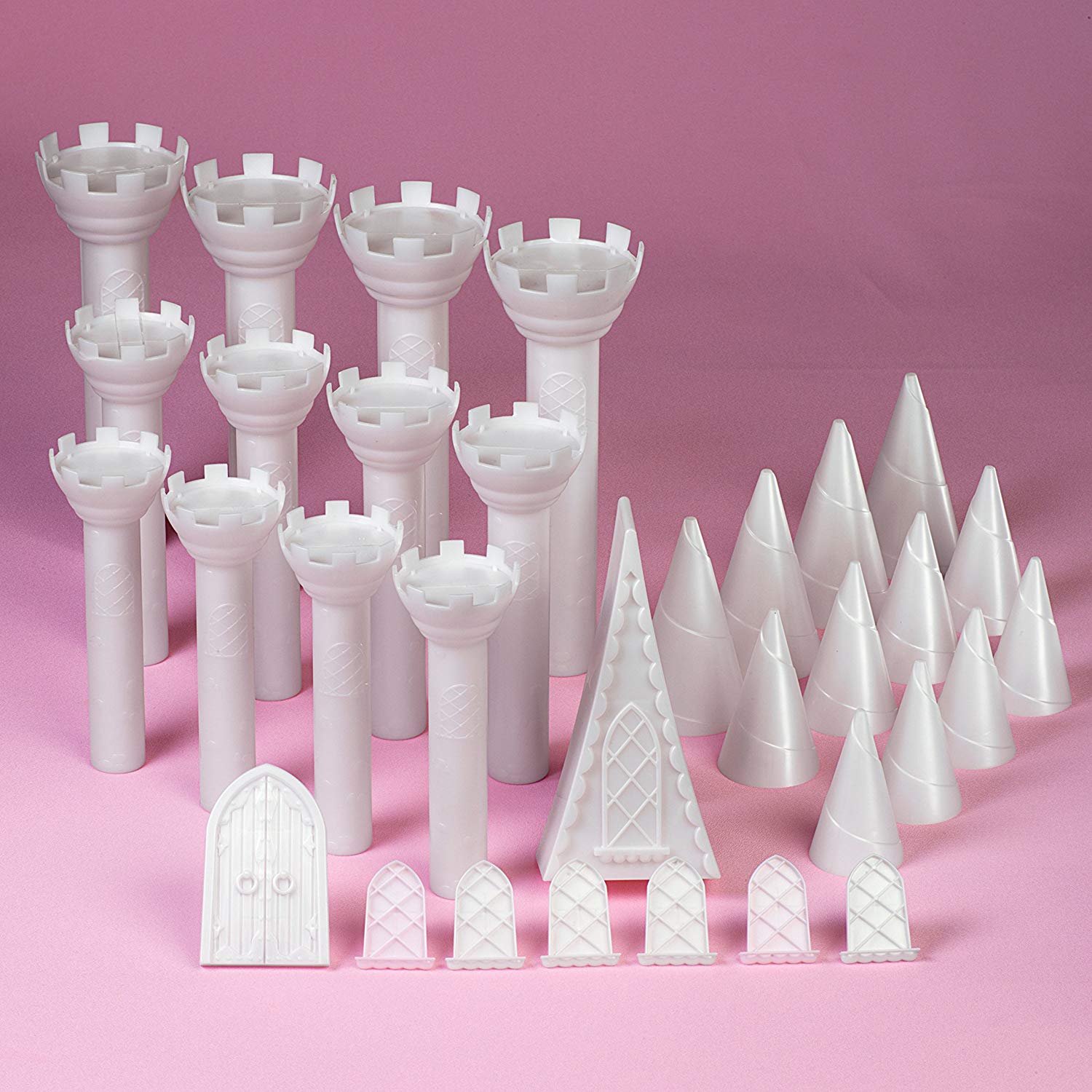 Wilton Castle Cake Tin Set, 32 Pieces, Multicolor, 16.22 x 27.4 x 32.480000000000004 cm - Image 3
